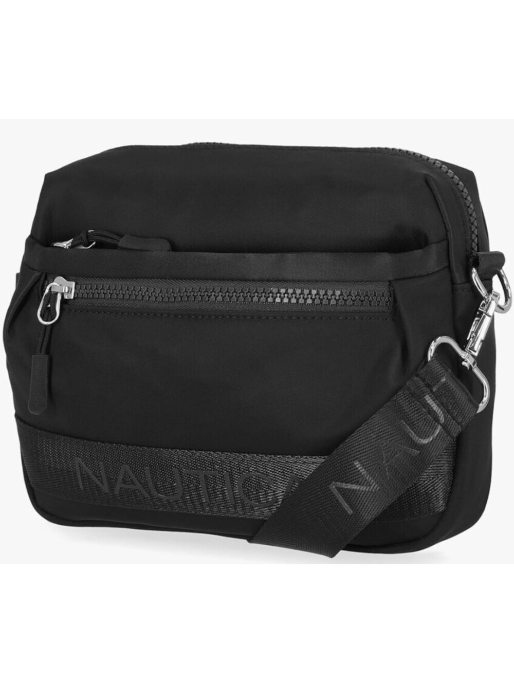 Nautica Nylon Bean crossbody/Belt Bag Adjustable Shoulder Strap Black NEW